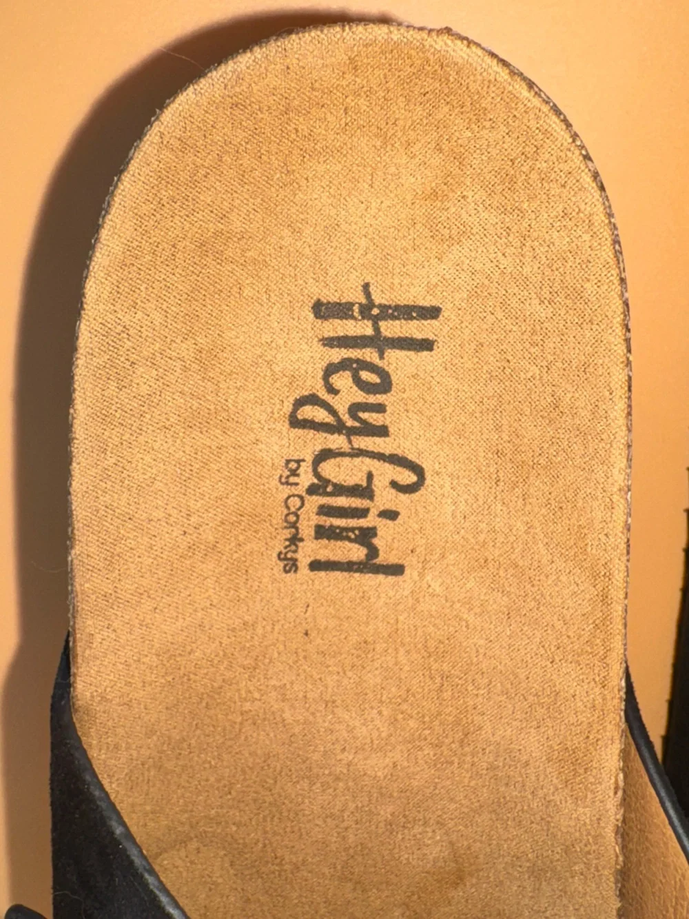 Hey Girl by Corkys Platform Sandals Black Double Buckle Size 7 Boho vibes - Picture 6 of 16